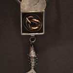 Silver, Copper and Rubber Cord - $190
