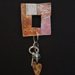 Copper, Silver, Mokume Gane and Crystal - $85
